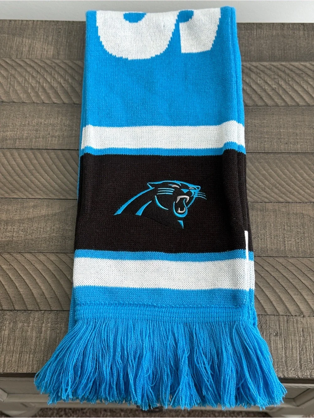 Carolina Panthers NFL Knit Winter Scarf